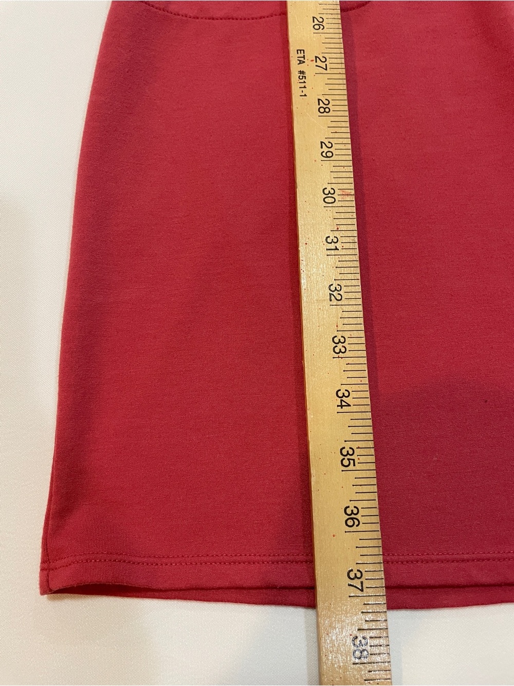 Women’s Red Drawstring Mini Dress - Picture 8 of 8